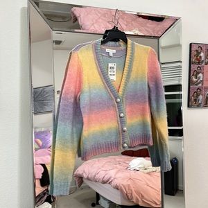 Charter club rainbow Pearl cardigan